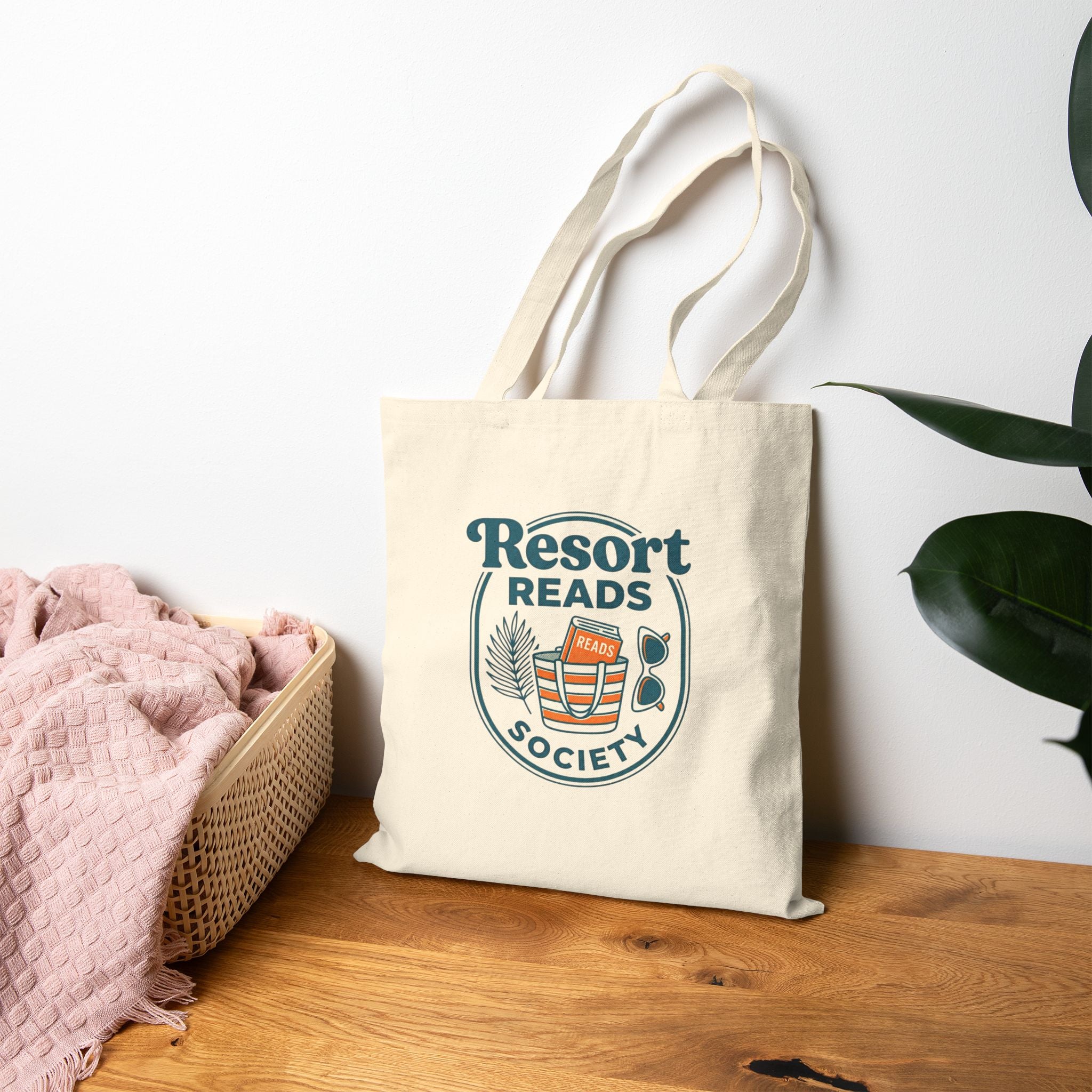 Resort Reads Society Tote | Book Girl Summer, Beach Reading Aesthetic